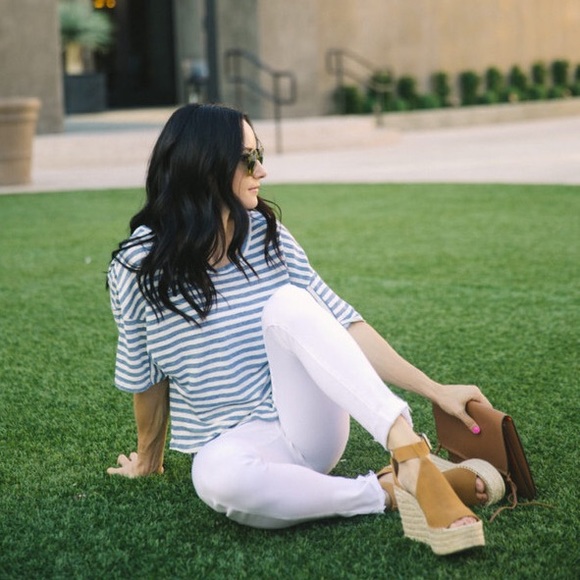 Marc Fisher LTD Annie Perforated Espadrille Wedge - Picture 8 of 8